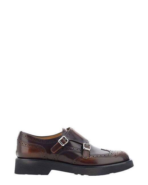 Church's Brown Buckle-Detailed Slip-On Loafers