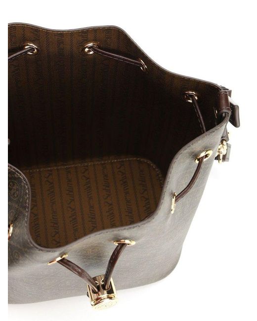 Tory Burch Black T Monogram Bucket Bag