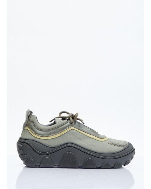 Kiko Kostadinov Gray Tonkin Lace-Up Sneakers for men