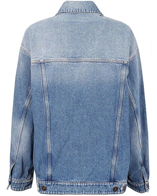Weekend by Maxmara Blue Oversized Denim Jacket
