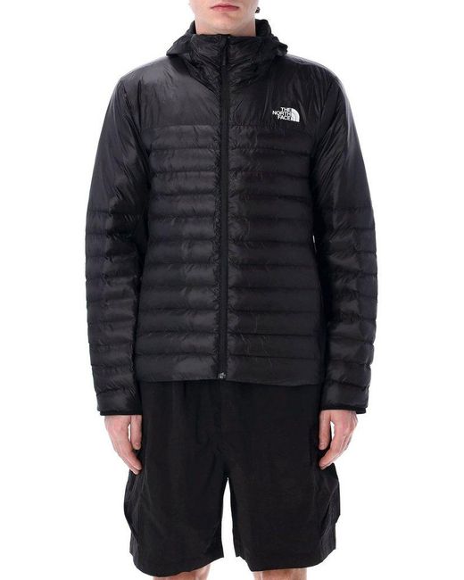 The North Face Black Terra Peak Hybrid Hooded Jacket for men