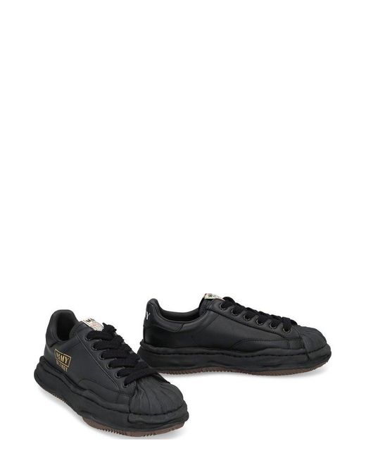 Maison Mihara Yasuhiro Black Blakey Lace-Up Sneakers for men
