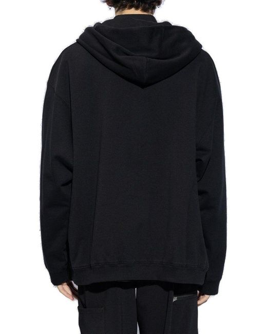 MM6 by Maison Martin Margiela Blue Zip-Up Hoodie for men