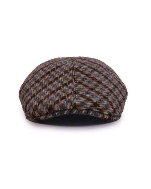 Tagliatore Brown Coppola Hat for men
