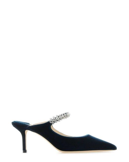 jimmy choo bing embellished mule