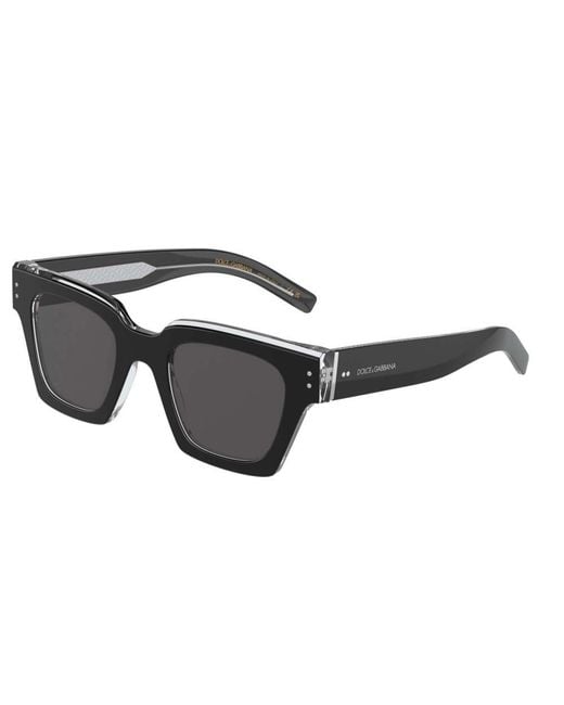 Dolce & Gabbana Black Square Frame Sunglasses for men