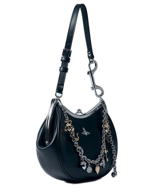 Vivienne Westwood Charm Frame Purse Bag in Blue | Lyst