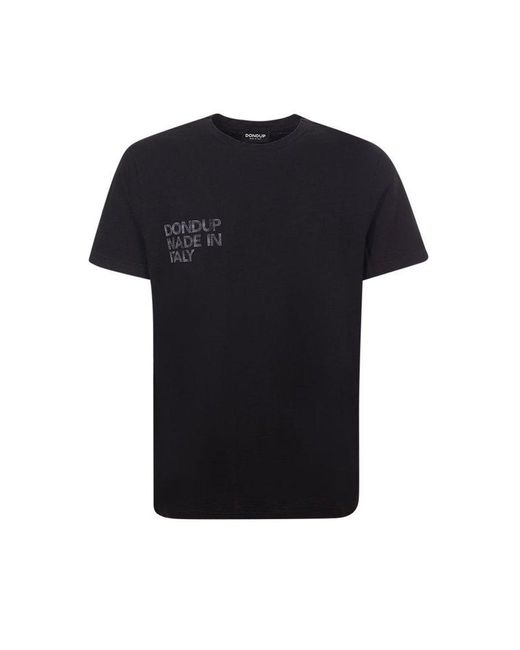 DONDUP ドンダップ Tシャツ トップス メンズ T-shirts Light grey Dondup（ドンダップ）の「DONDUP⁄ドンダップ首元ロゴTシャツ（T