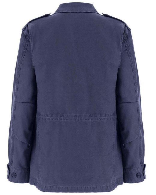 Ralph Lauren Blue Multi-Pocket Cotton Jacket