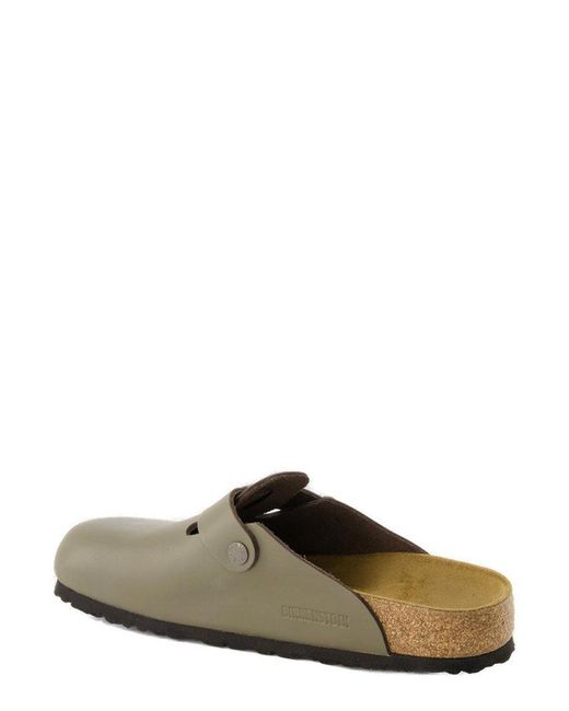 Birkenstock Green Boston Slip-On Clogs for men