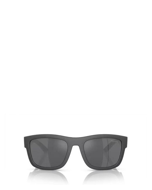Prada Gray Square Frame Sunglasses for men