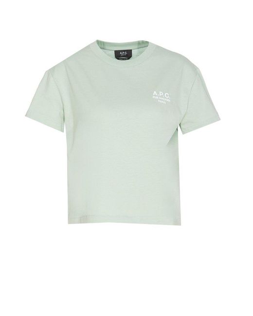 A.P.C. Green T-Shirts And Polos