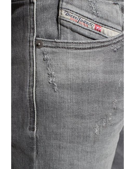 DIESEL Gray '1979 Sleenker L.34' Skinny Jeans, for men