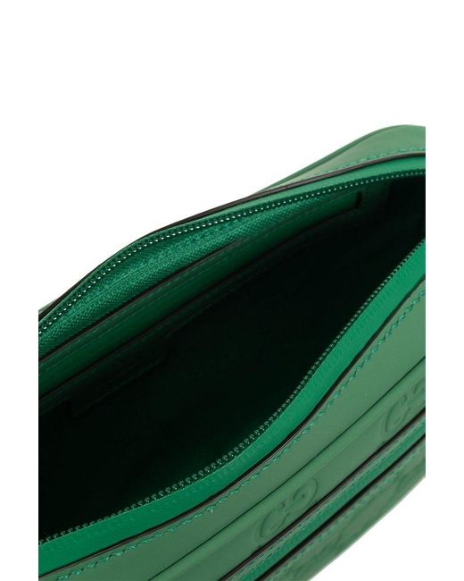 Gucci Green Monogrammed Shoulder Bag,
