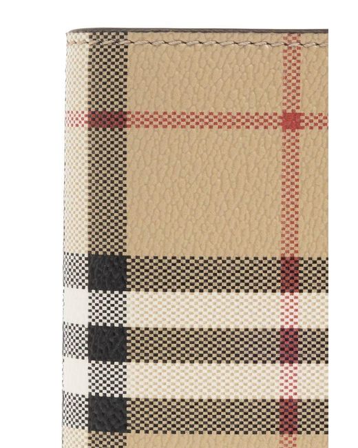 Burberry Natural Checked Wallet