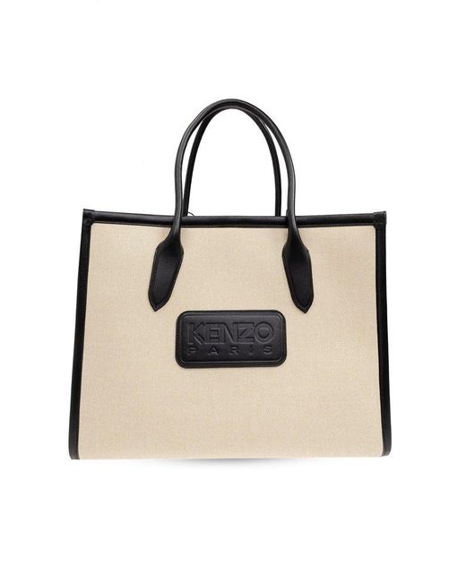 KENZO Black ' 18' Shopper Bag,