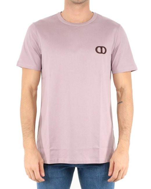 Dior Purple Cd Icon T-shirt for men