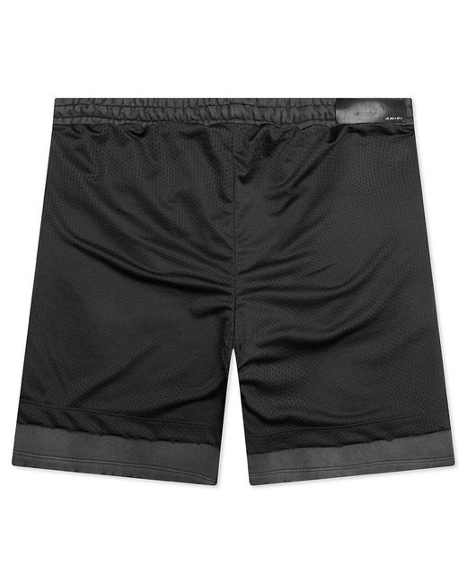 Amiri Black Mesh Basketball Shorts for men