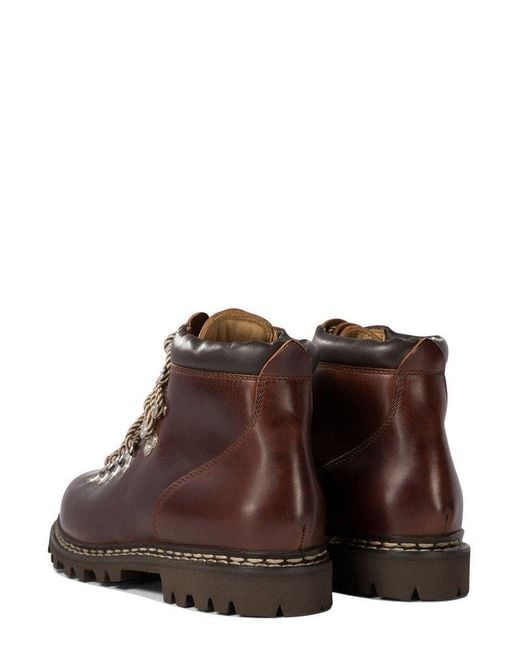 Paraboot Brown Avoriaz Lace-Up Hiking Boots for men