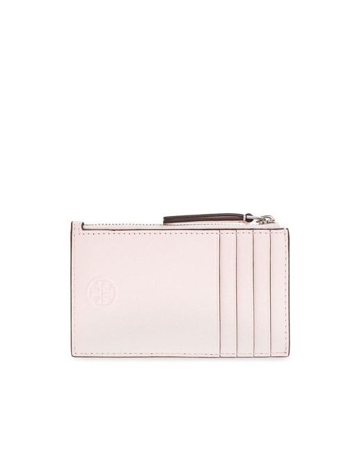 Tory Burch Pink Leather Card Case,