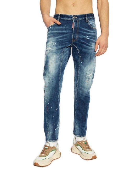 DSquared² Blue Jeans Tidy Biker for men