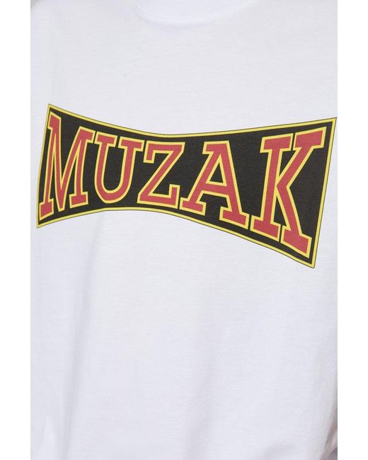Bally White T-Shirt With Print for men