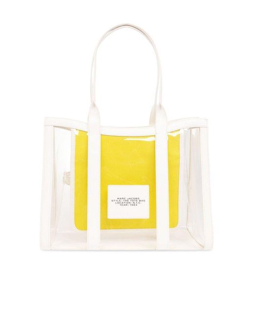 Marc Jacobs White 'the Tote Large' Shopper Bag,