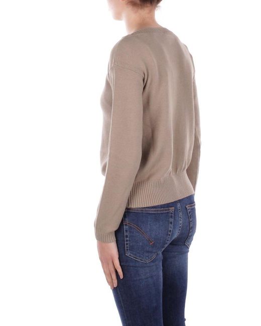 Max Mara Blue Sweaters Sand
