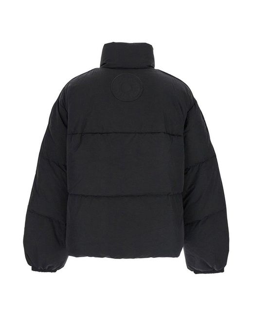 Acne Studios High-Neck Puffer Jacket in Black for Men | Lyst
