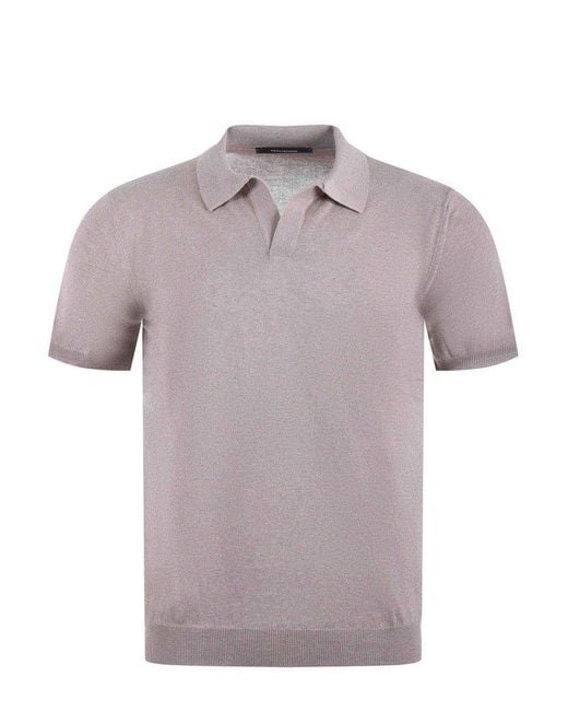 Tagliatore Gray T-Shirts And Polos for men