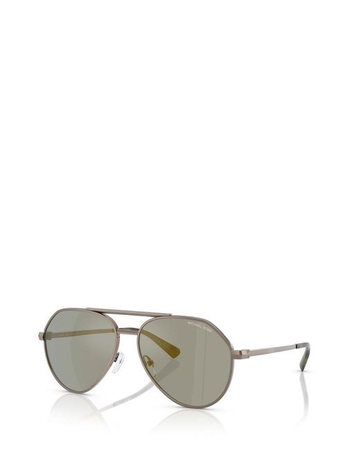 Michael Kors Metallic Brentwood Pilot Frame Sunglasses for men