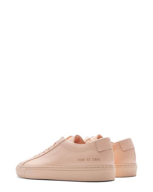 Common Projects Pink Original Achilles Sneakers for men