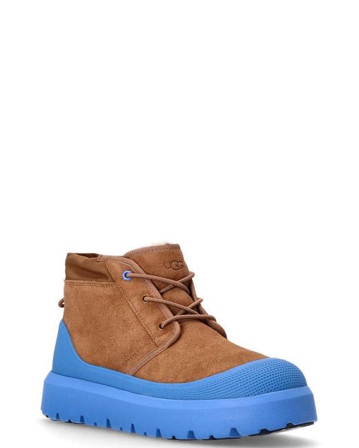 Ugg Blue Neumel Weather Hybrid Round Toe Ankle Boots for men