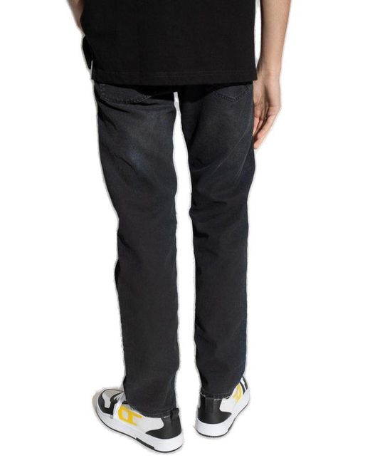 DIESEL Black '2030 D-krooley JOGG' Jogger Jeans, for men