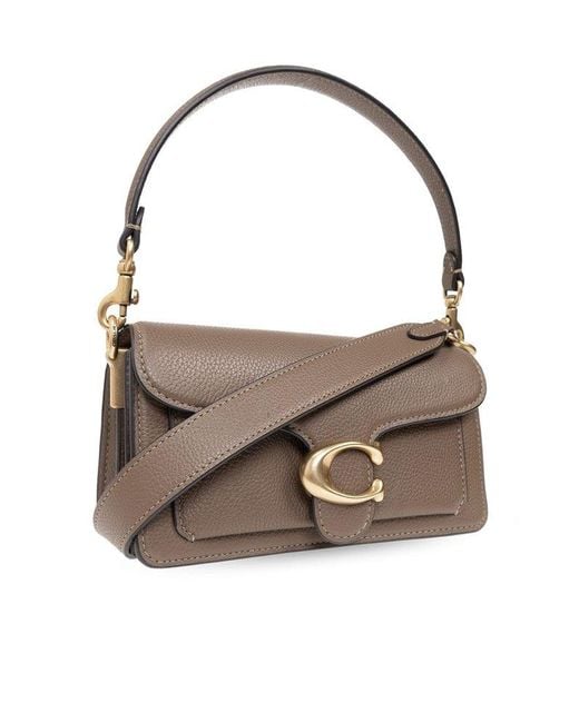 COACH Brown Tabby 26 Pebbled-leather Shoulder Bag