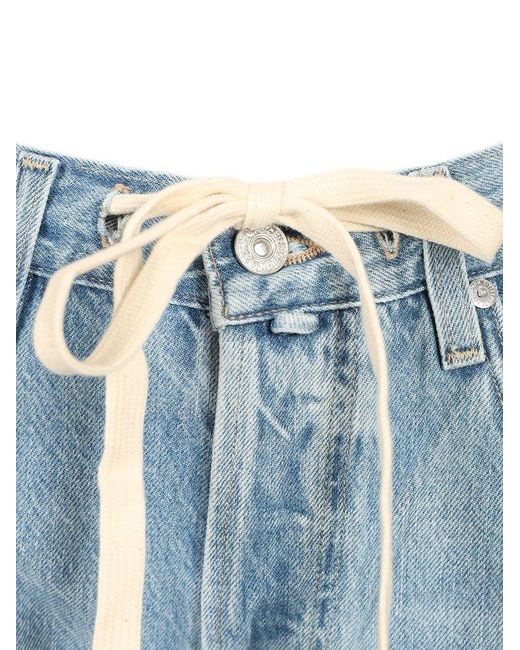 Citizens of Humanity Blue Brynn Drawstring Trouser