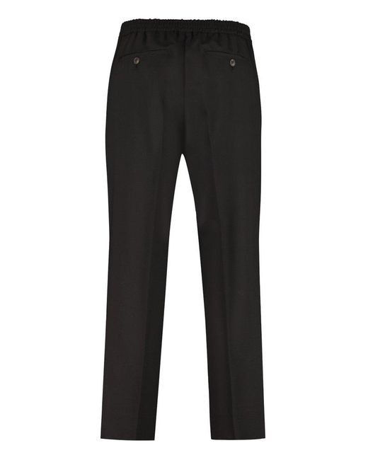 AMI Wool Cropped Elasticated Waist 