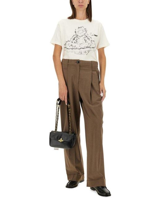 Vivienne Westwood Natural Safety Pin T-Shirt for men