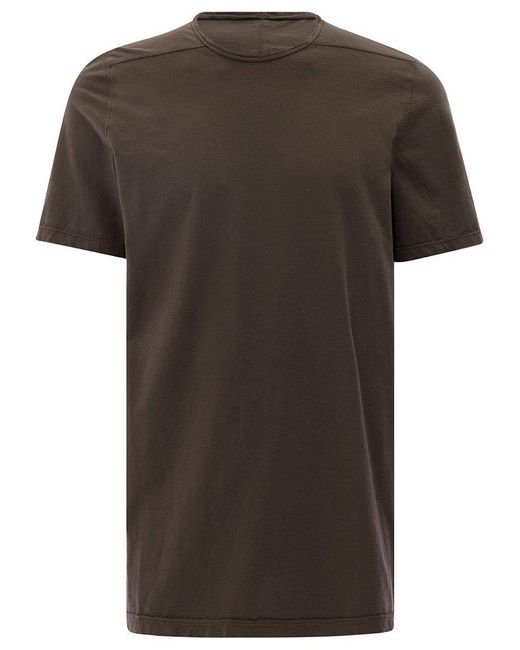 Rick Owens Brown Level Crewneck T-shirt for men