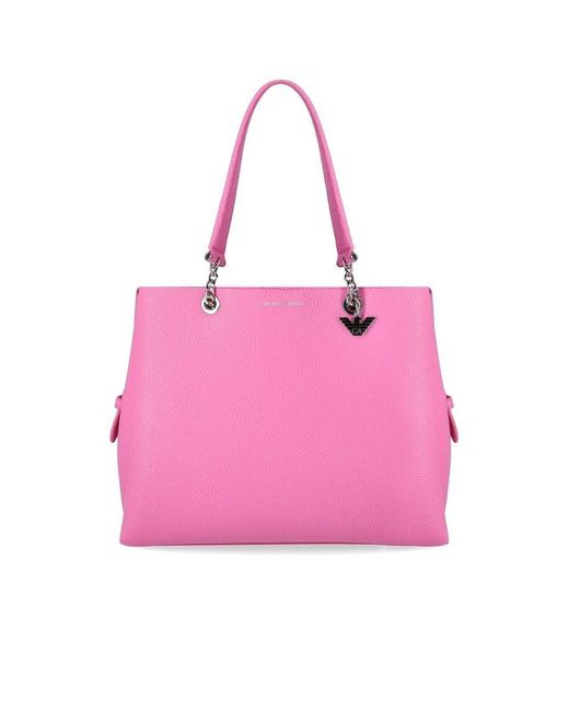 Emporio Armani Pink Tote Bag
