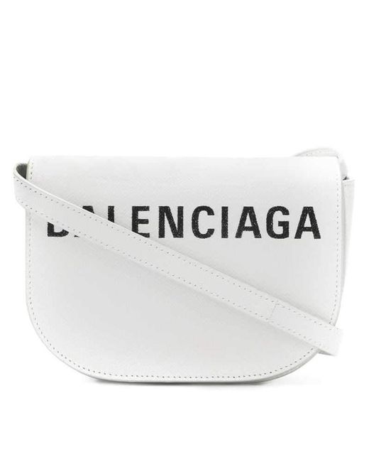 Balenciaga Ville Day Extra Small Aj Crossbody Bag in White | Lyst Canada