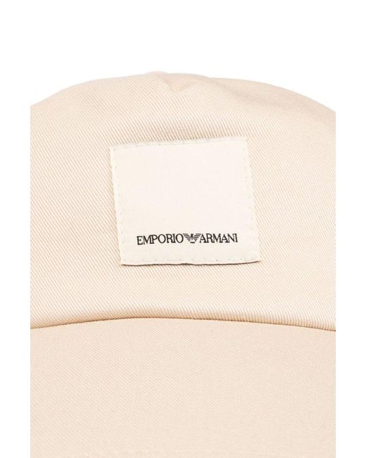Emporio Armani Natural 'sustainable' Collection Baseball Cap, for men