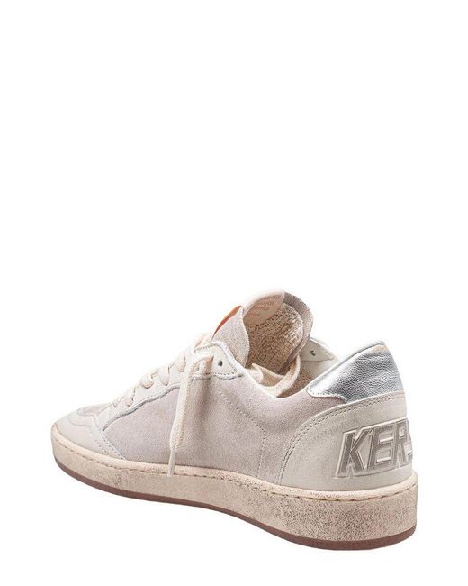 Golden Goose Deluxe Brand Pink Ballstar Lace-Up Sneakers
