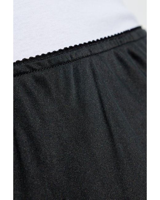 Herskind Black Flowing Midi Skirt