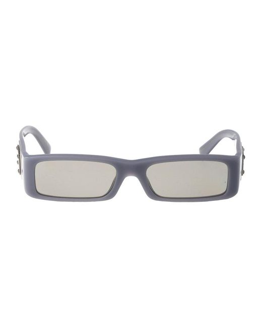 Dolce & Gabbana Gray Rectangular Frame Sunglasses for men