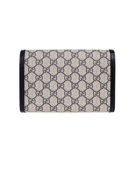 Gucci Black 'dionysus' Wallet With Chain