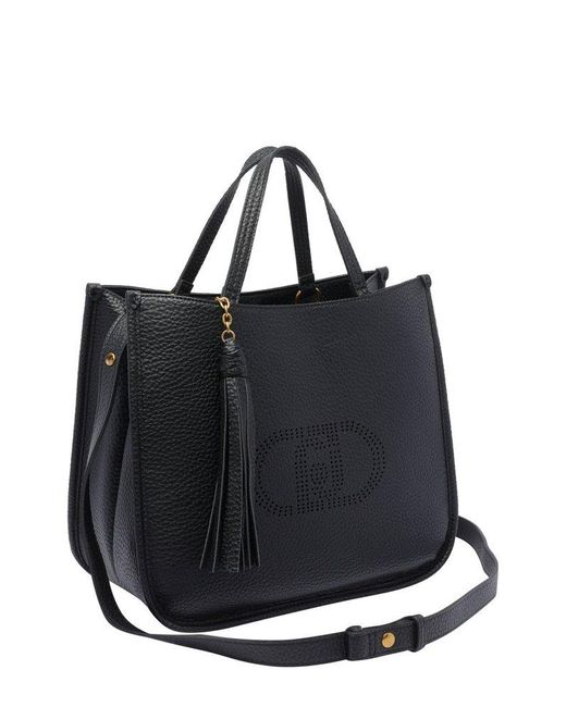 Liu Jo Black Top Handle Shopping Bag