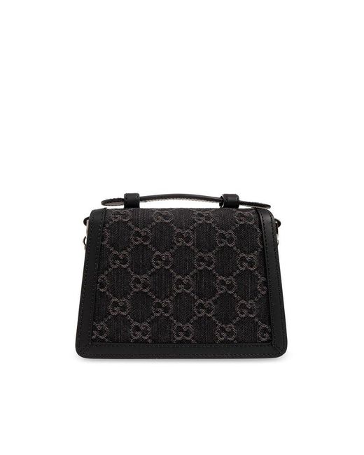 Gucci Black 'ophidia Mini' Shoulder Bag,