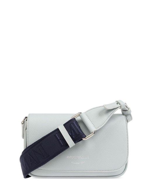 Emporio Armani Blue Shoulder Bag, , Light