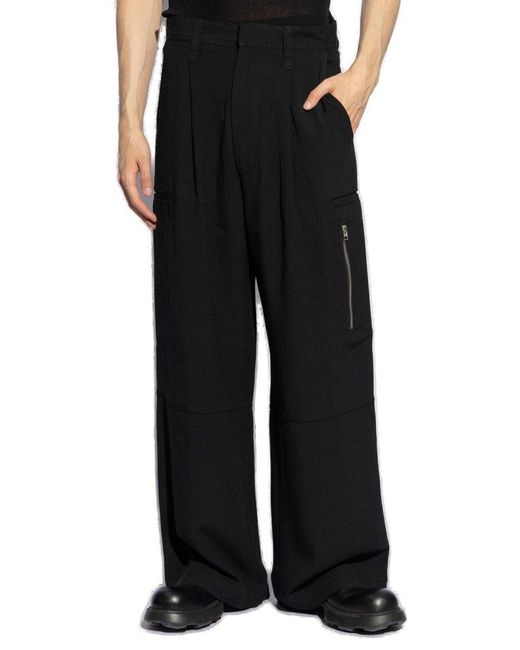 AMI Black ‘Cargo’ Type Trousers for men